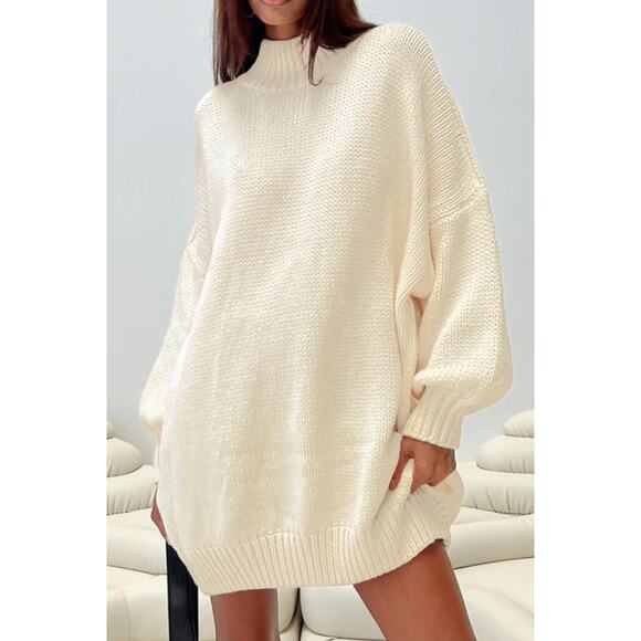 NWT Princess Polly AGENA LONG SLEEVE MINI DRESS BROWN size XS/S - Picture 1 of 6